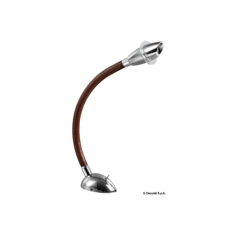 Spot led articulé cuir