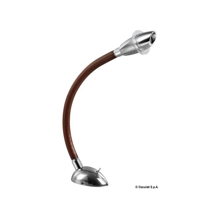 Spot led articulé cuir