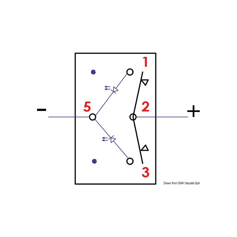 Interrupteur à bascule "Marina R" 