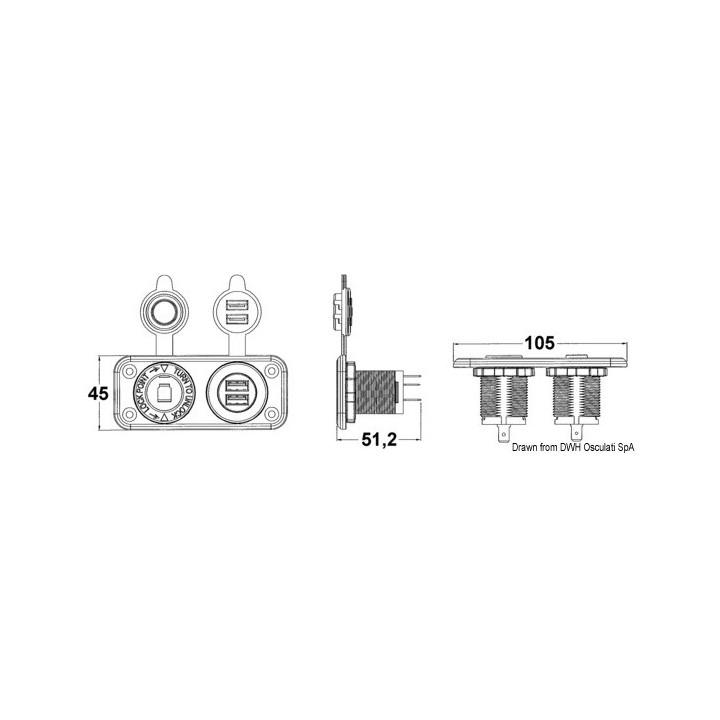 Prise allume-cigare / USB