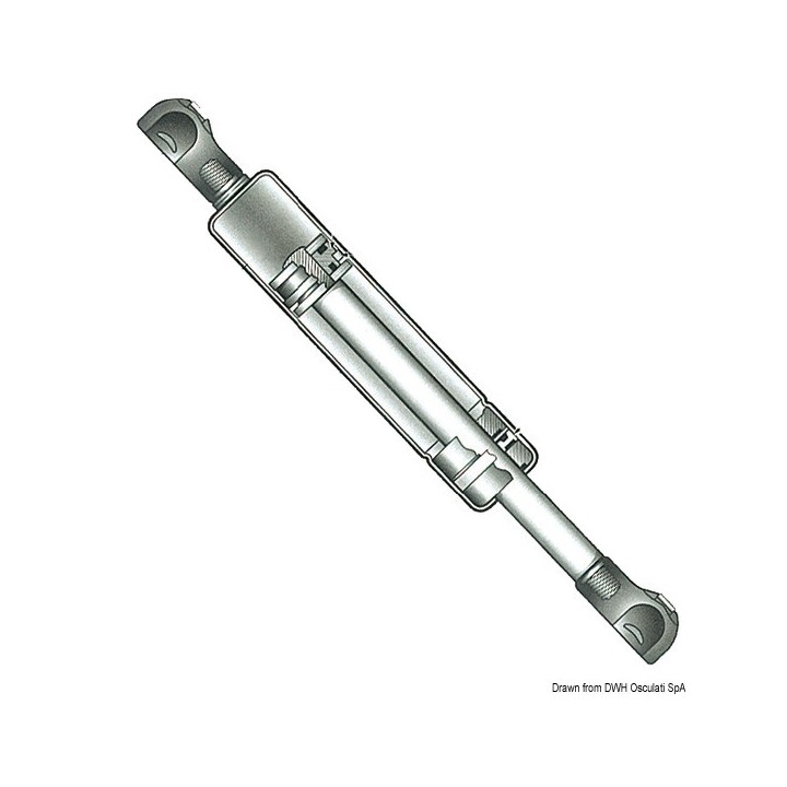 Ressort à gaz à sphère