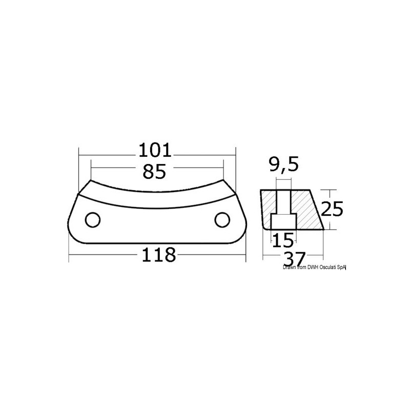 Anode VOLVO Duo Prop