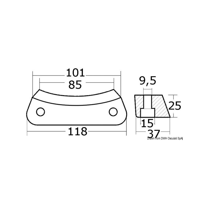Anode VOLVO Duo Prop