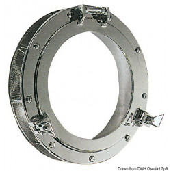 Hublot rond laiton chromé