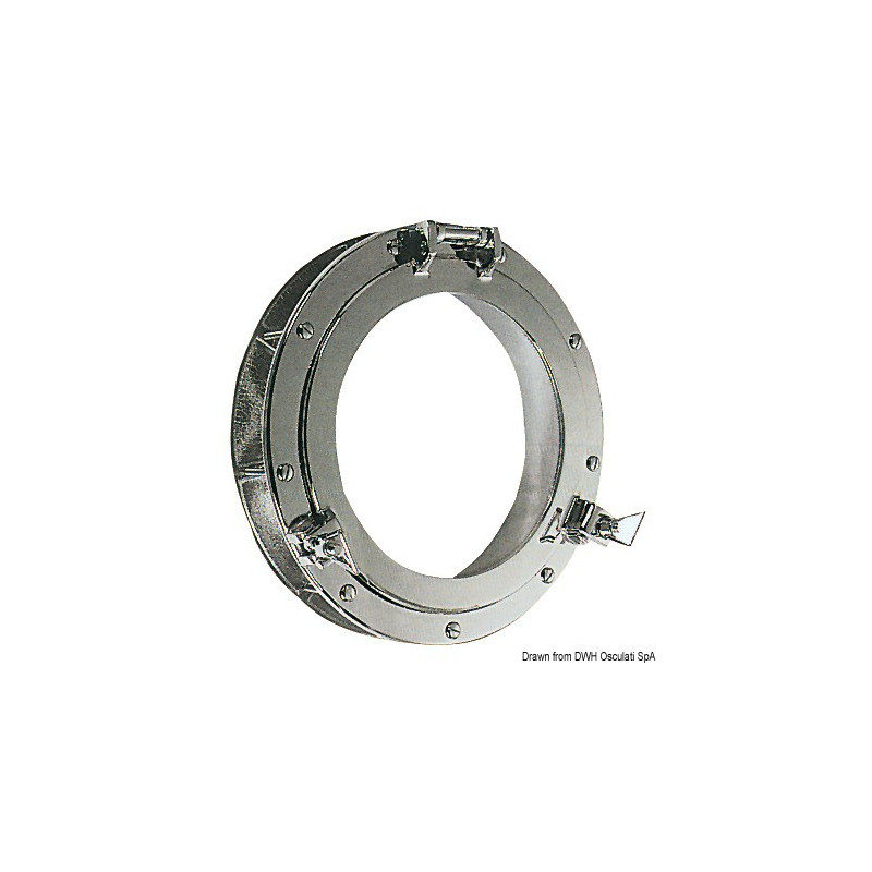 Hublot rond laiton chromé