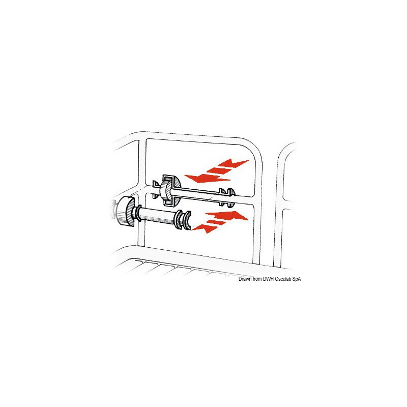 Enrouleur de cordage plastique 