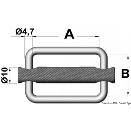 Boucle inox haute résistance