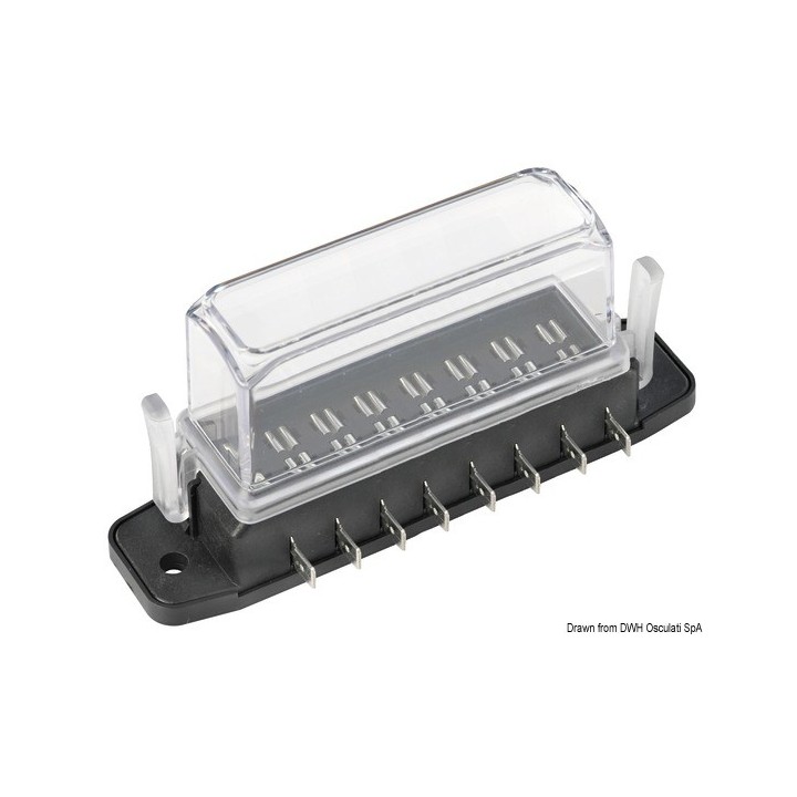 Porte-fusible à couvercle haut