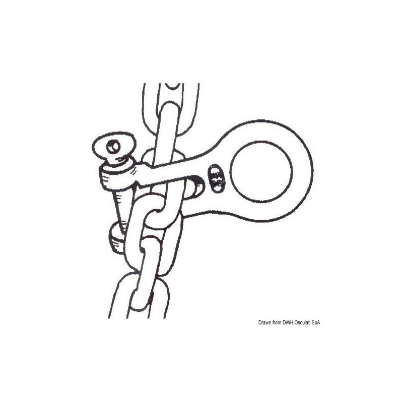 Manille de mouillage 