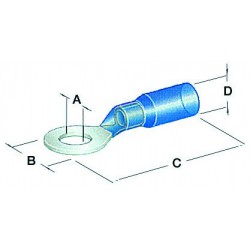 Cosse à oeil pré-isolée