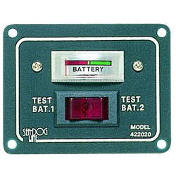 Tableau pour 2 batteries 
