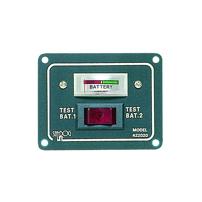 Tableau pour 2 batteries 