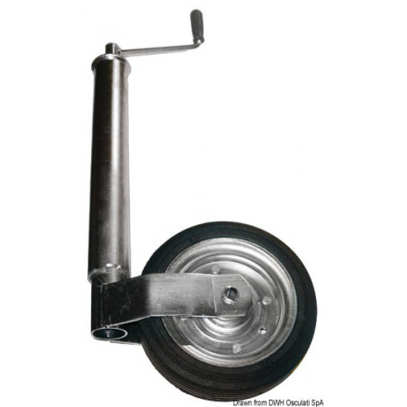 Roue jockey réglable 