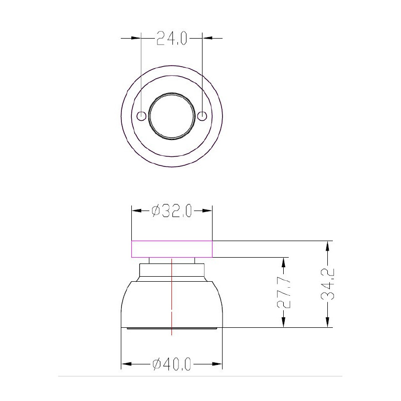 Bloque-porte magnétique