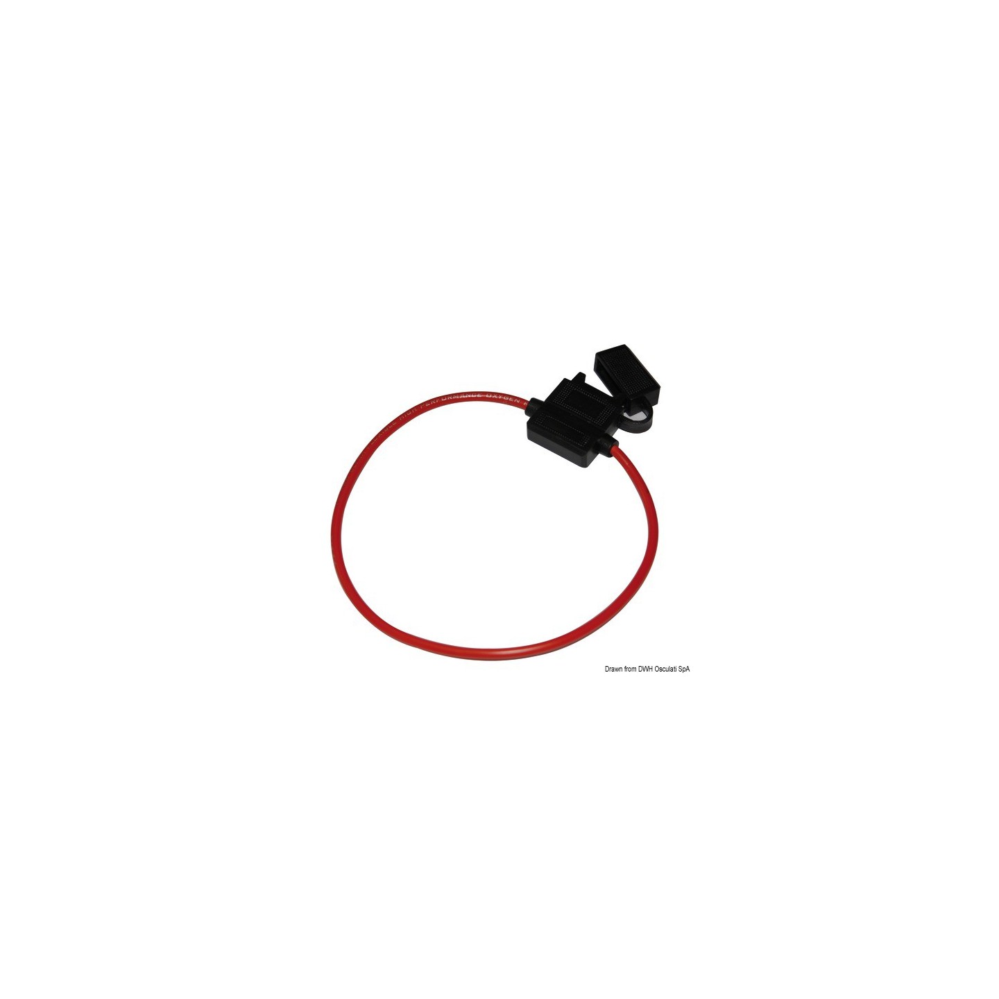 Kit 5 Porte-Fusibles Étanchés ATO/ATC – Avec Fils Et Relief De Tension – Idéal Pour Auto, Moto, Marine