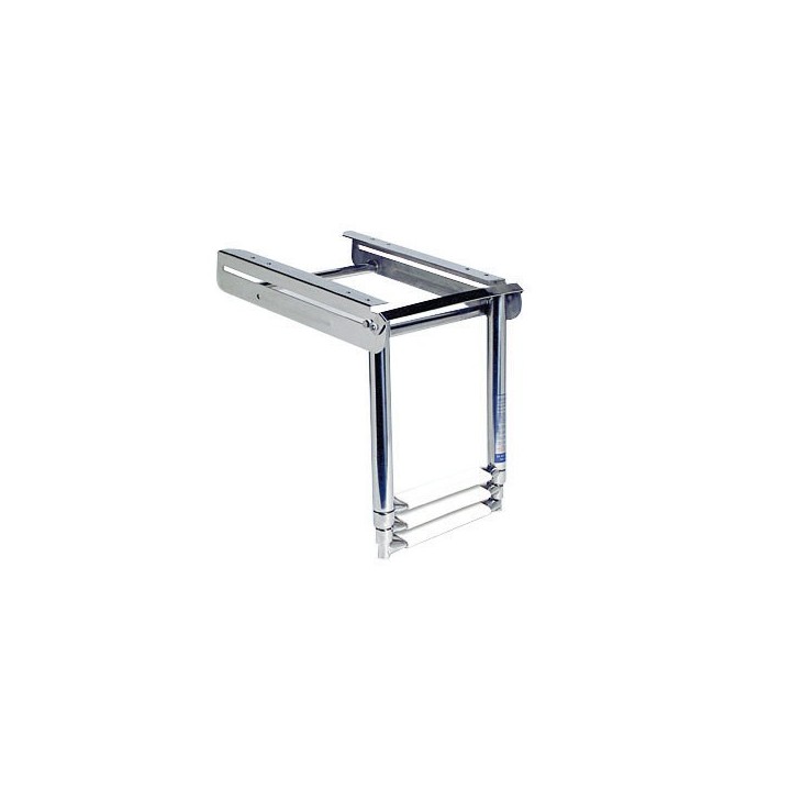 Echelle inox escamotable 