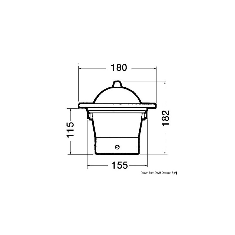 Compas Riviera 5" encastrable