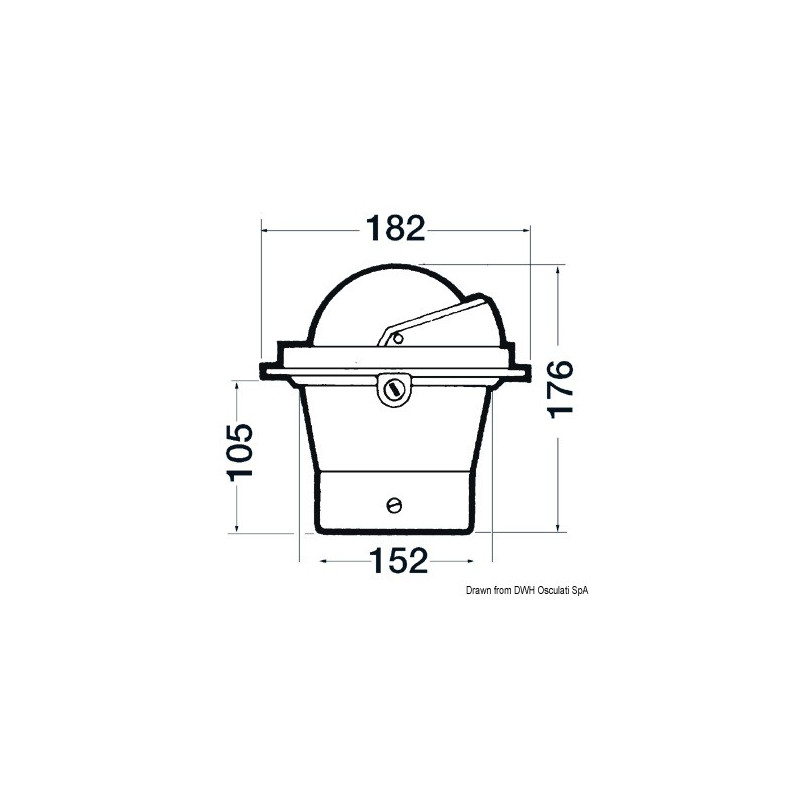 Compas Riviera 5" encastrable
