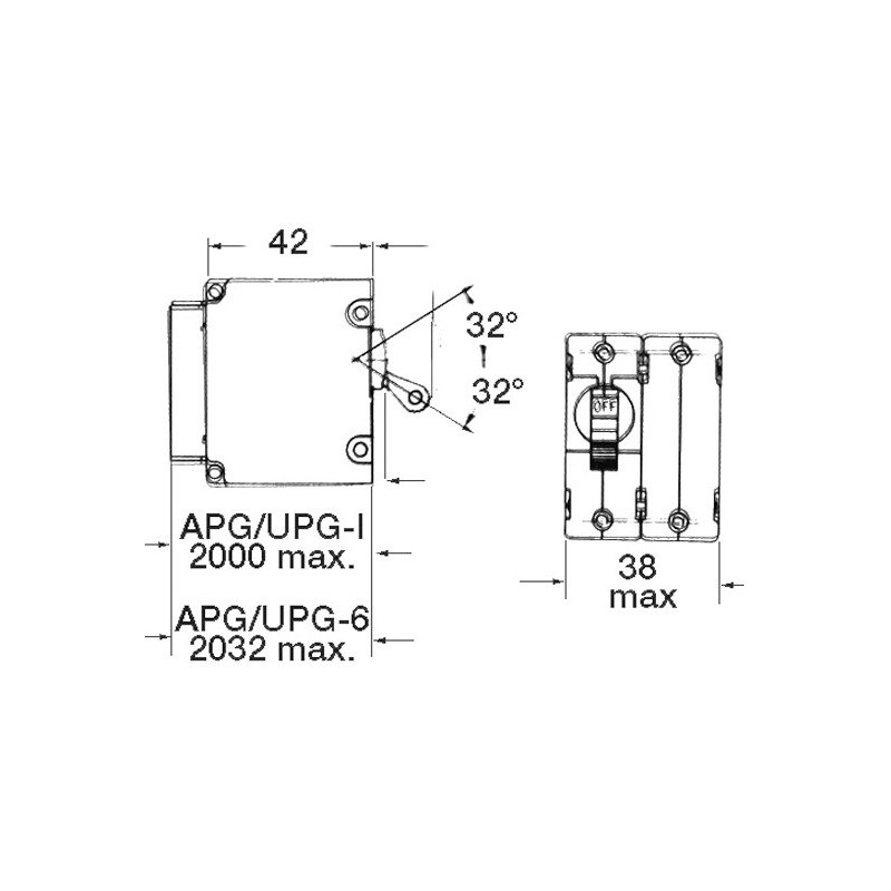 Interrupteur Airpax magneto/hydraulique