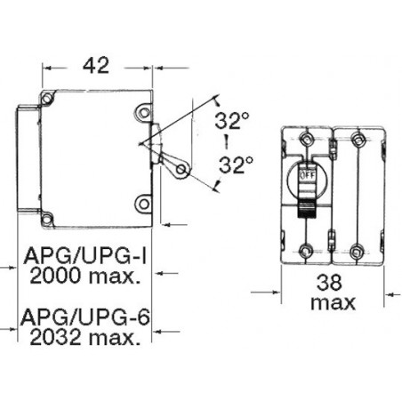 Interrupteur Airpax magneto/hydraulique