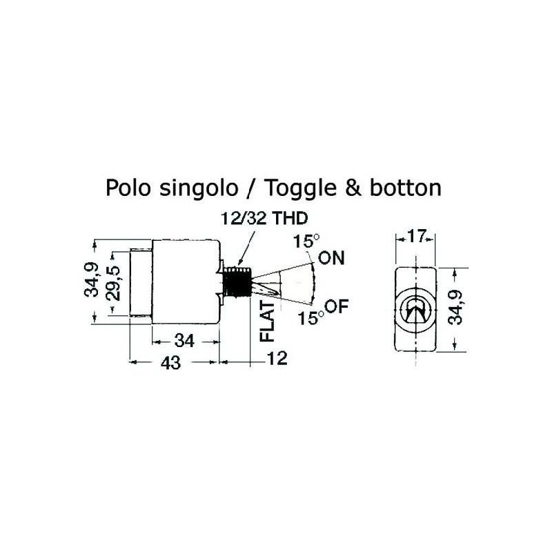 Disjoncteur à levier - compact