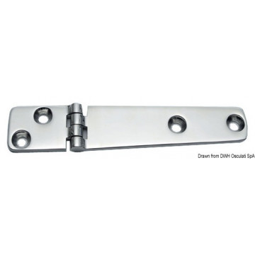 Charnière inox moulée 4 mm