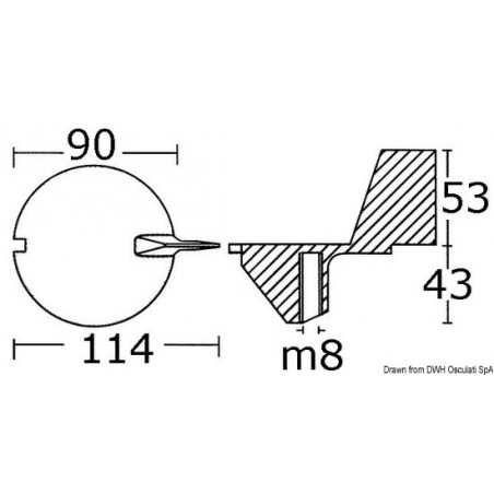 Anode 9,9/25 HP 