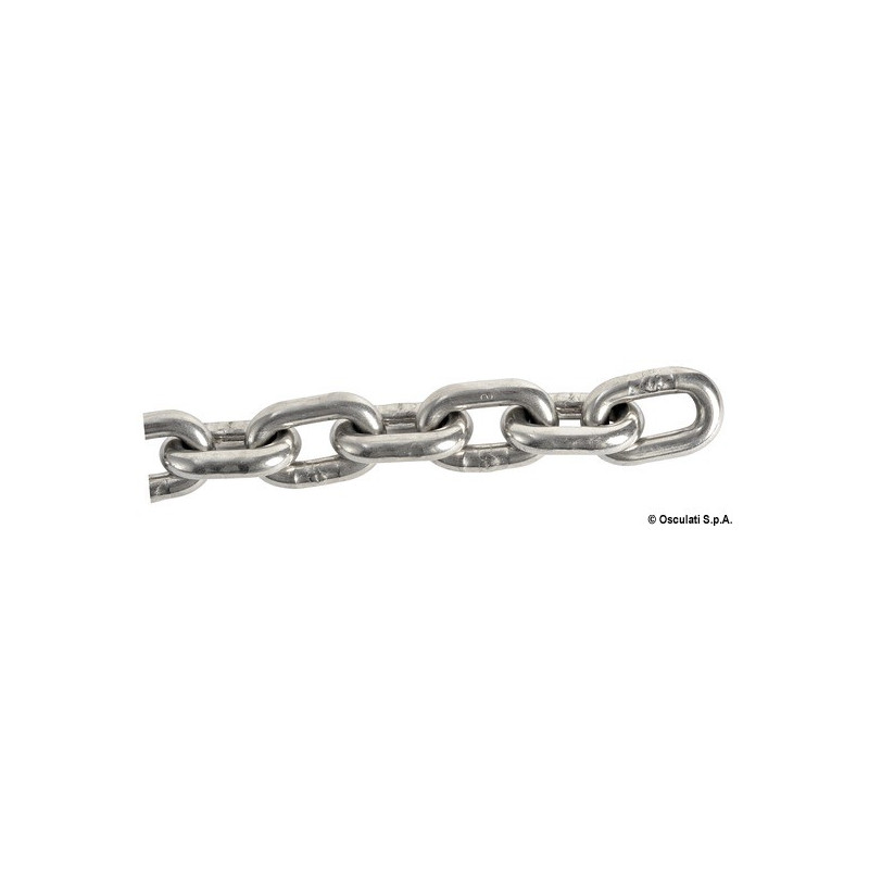Chaîne inox calibrée 