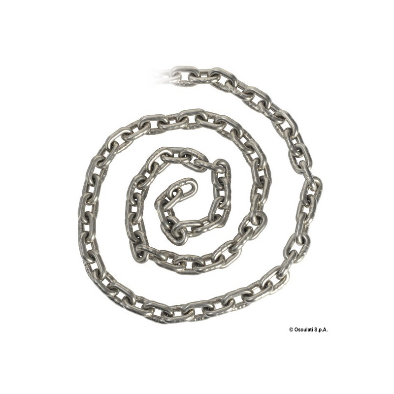 Chaîne inox calibrée 