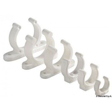 Clip plastique 35mm blanc