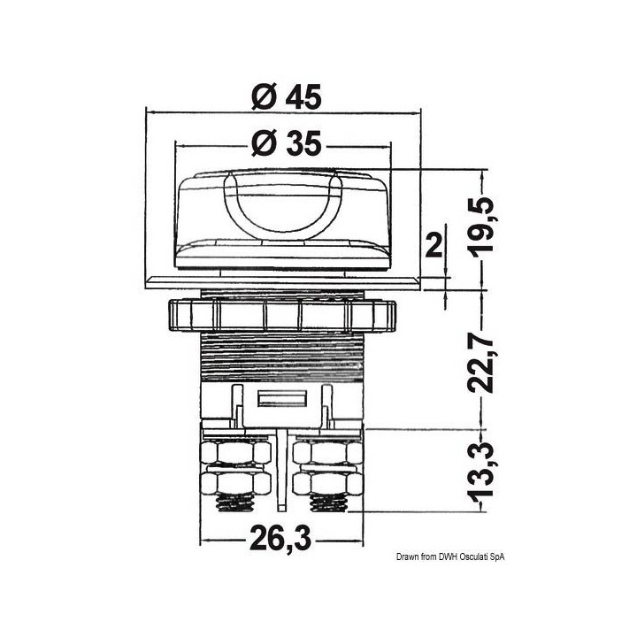 Coupe-batterie compact