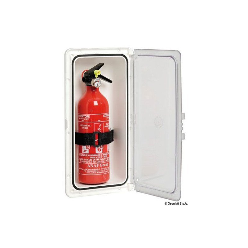 Armoire extincteur avec porte