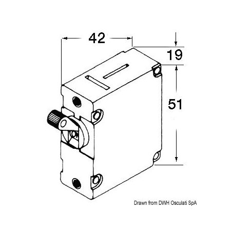 Disjoncteur à levier Airpax magneto/hydraulique