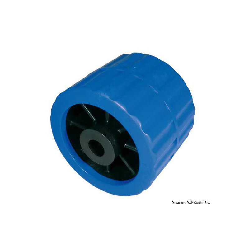 Roue latérale de remorque bateau