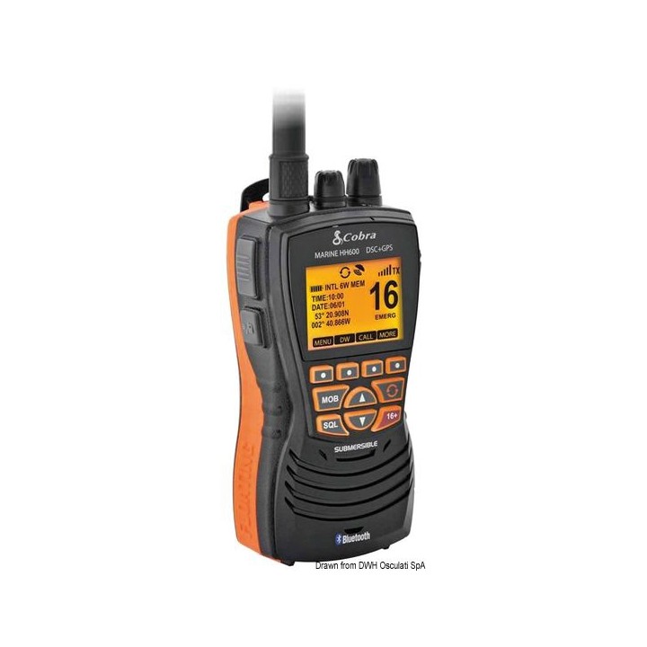 COBRA MARINE MR HH600 GPS BT EU VHF
