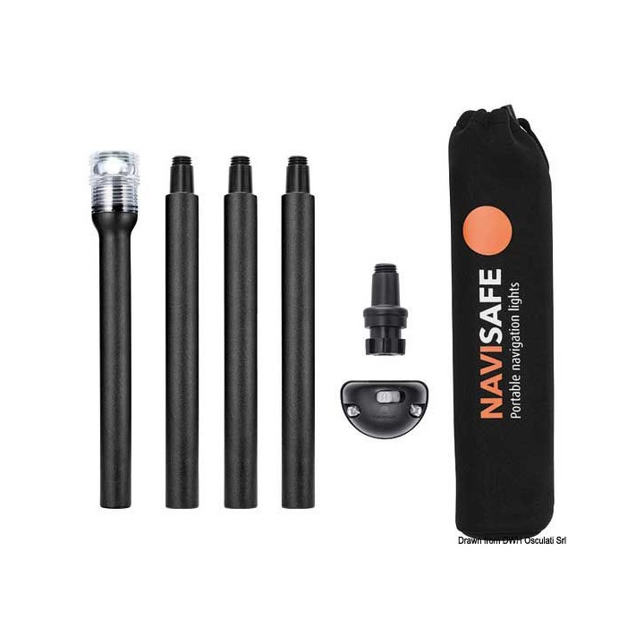 Feu 360° sur hampe - kit complet Navisafe