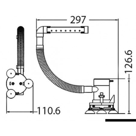 SCHEMA POMPE D'AÉRATION POUR VIVIERS GRAND DÉBIT