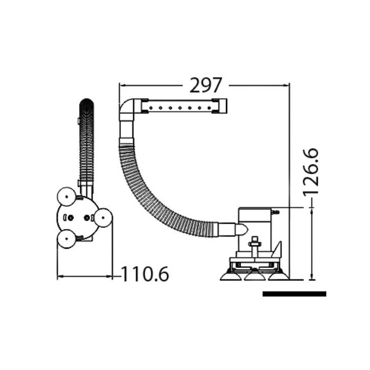 SCHEMA POMPE D'AÉRATION POUR VIVIERS GRAND DÉBIT