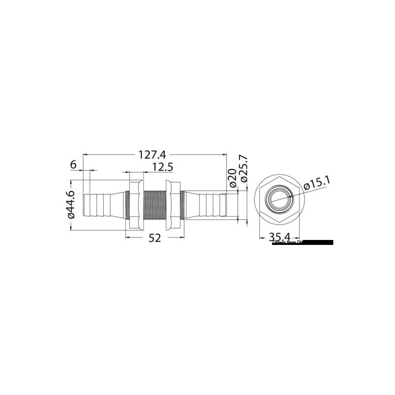 SCHEMA PASSE-COQUE SYMÉTRIQUE EN NYLON