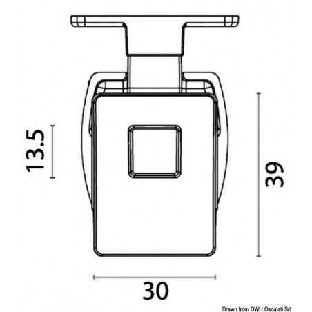 SCHEMA BOUTON EN LAITON AVEC SERRURE