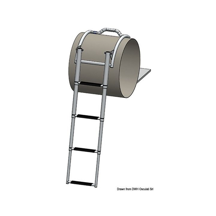 Echelle pour canots pneumatiques