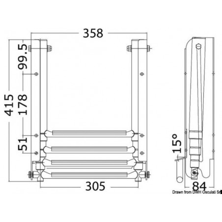  ECHELLE SOUS PLATEFORME COULISSANTE BIG SCHEMA