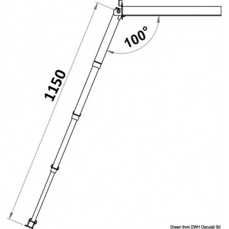 SCHEMA ECHELLE ESCAMOTABLE MONTECARLO XL