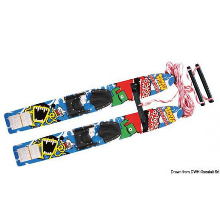 SKIS ENFANT MONSTA SPLASH TRAINER