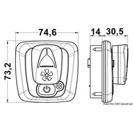 Joystick/Joypad pour thrusters Lewmar