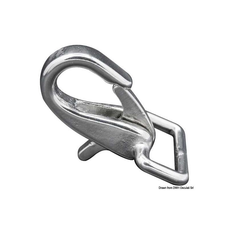 Mousquetons inox à gâchette