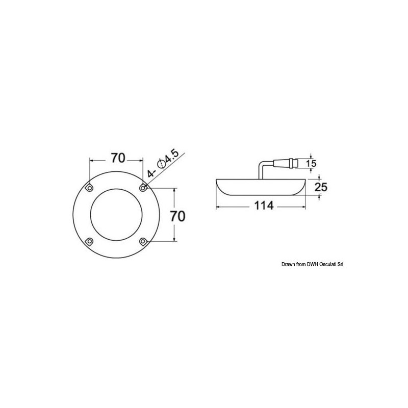 Projecteur sous-marin LED