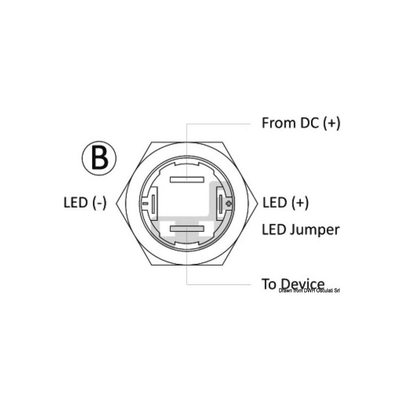 Interrupteur FLAT inox