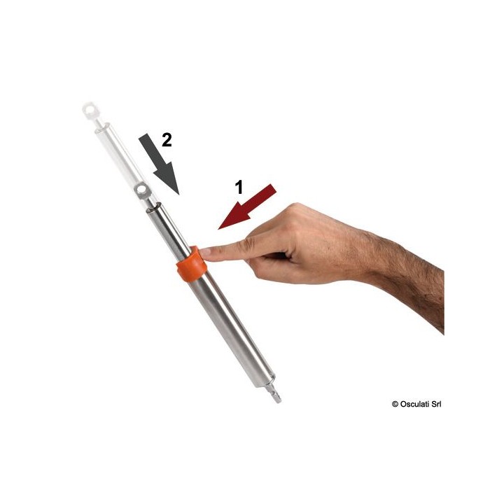 Sécurité pour ressorts à gaz