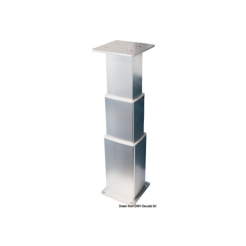 Pied electrique Square-Alu